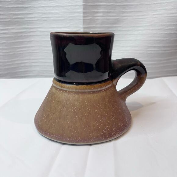 Vintage MCM Handmade Pottery Travel Mug‎ - Picture 1 of 5